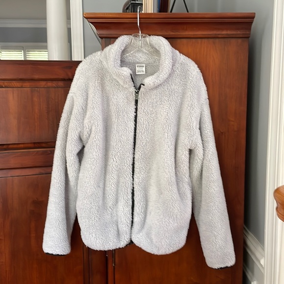 PINK Victoria's Secret Jackets & Blazers - Victorias Secret PINK Plush Cozy Teddy Zip Front Jacket
